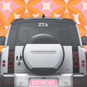 SORORITY CAR DECAL