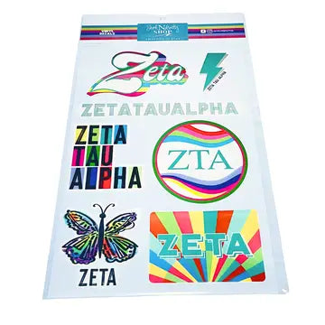 SORORITY VINYL DECAL SHEETS