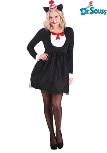 CAT IN THE HAT WOMENS SMALL COSTUME