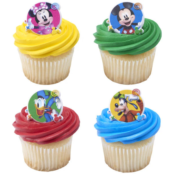 MICKEY MOUSE CH CUPCAKE RINGS 12CT