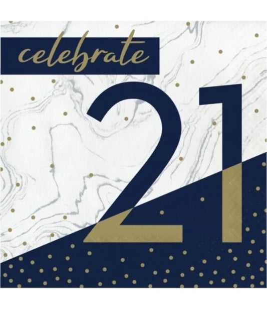 21 NAVY & GOLD LN