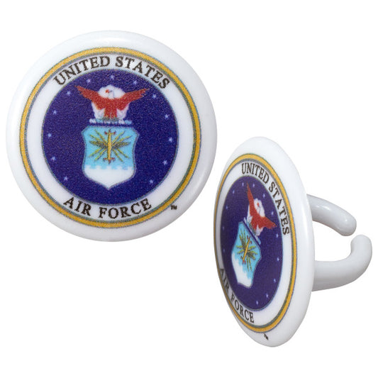US AIR FORCE RINGS 12 CT