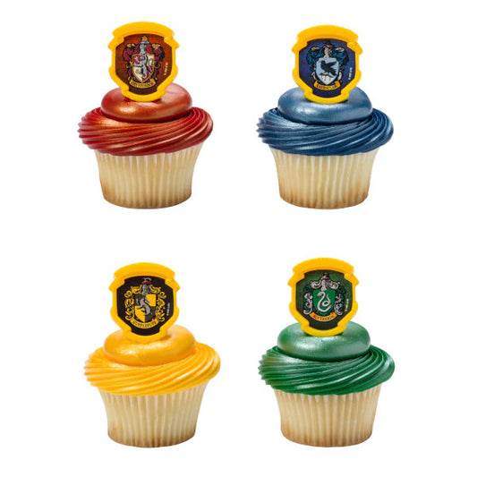 HARRY POTTER HOGWARTS HOUSES CUPCAKE RINGS