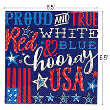 PROUD & TRUE LUNCHEON NAPKINS 36CT