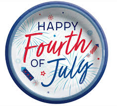 PATRIOTIC CELEB MD CT 10" PLATE 20CT