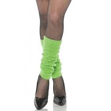 NEON GREEN LEG WARMERS