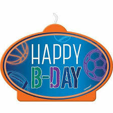BIRTHDAY BALLER CANDLE