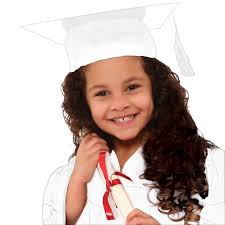 WHITE AUTOGRAPH GRAD CAP
