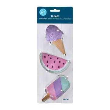 3 PC COOKIE CUTTER SET - TREATS