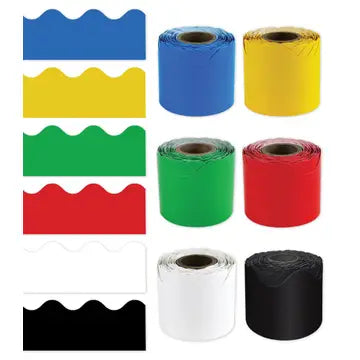 ROLLED BORDER PRIMARY COLOR SET 6CT