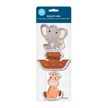3 PC COOKIE CUTTER SET - NOAHS ARK