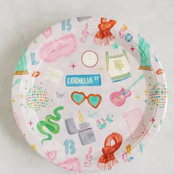 TAYLOR SWIFT 9" PAPER PLATES