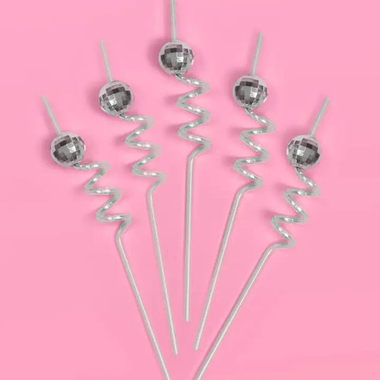 DISCO REUSABLE PARTY STRAWS