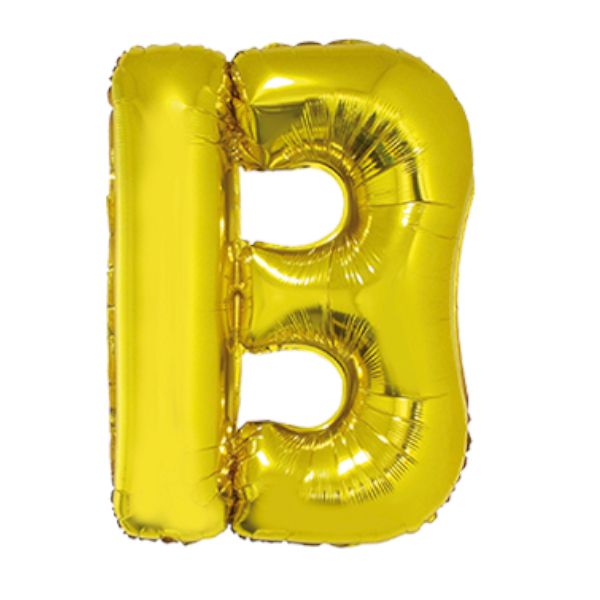 GOLD B 40" MYLAR-PKG