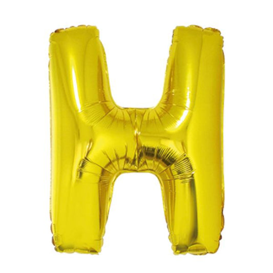 GOLD H 40" MYLAR-PKG
