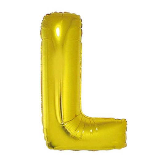 GOLD L 40" MYLAR-PKG