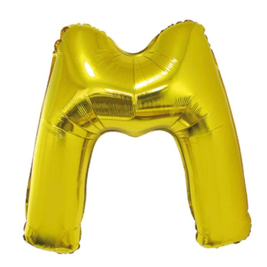 GOLD M 40" MYLAR-PKG