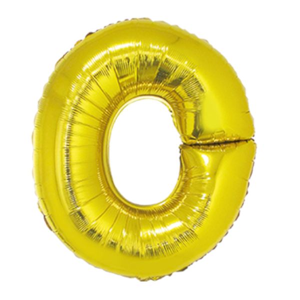 GOLD O 40" MYLAR-PKG