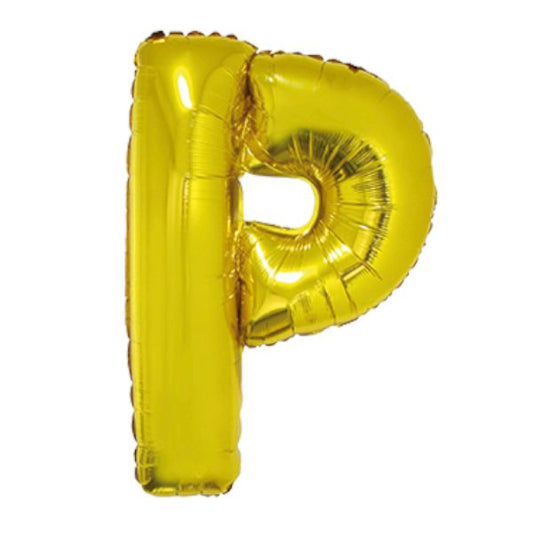 GOLD P 40" MYLAR-PKG
