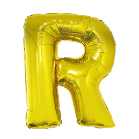 GOLD R 40" MYLAR-PKG