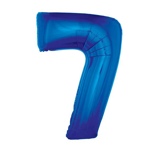 BLUE #7 40" MYLAR-PKG