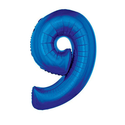 BLUE #9 40" MYLAR-PKG