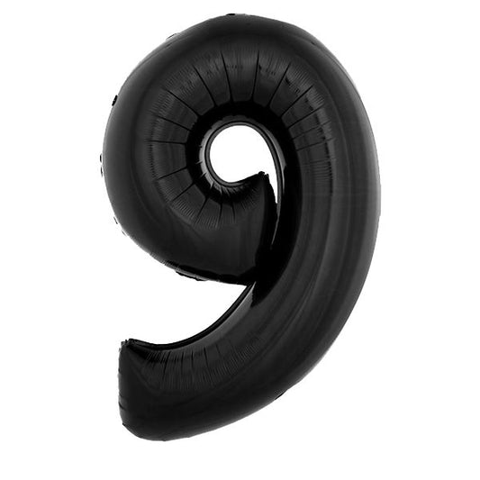 BLACK 9 40" MYLAR