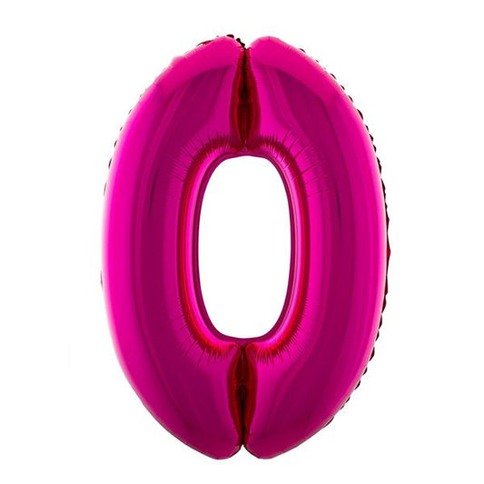 HOT PINK 0 40" MYLAR