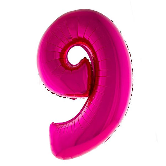 HOT PINK 9 40" MYLAR