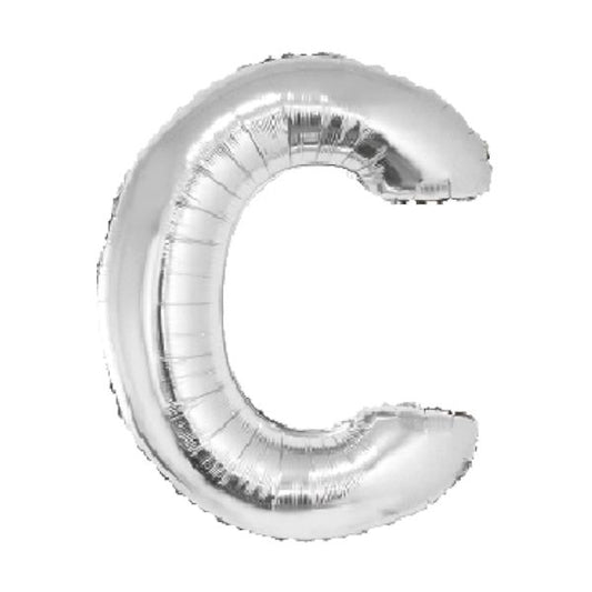SILVER C 40" MYLAR-PKG