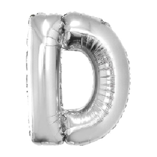 SILVER D 40" MYLAR-PKG