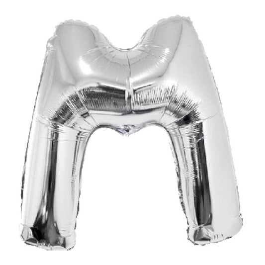SILVER M 40" MYLAR-PKG