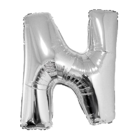 SILVER N 40" MYLAR-PKG