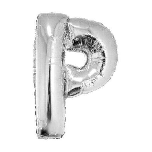 SILVER P 40" MYLAR-PKG