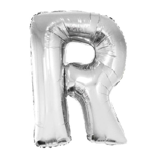 SILVER R 40" MYLAR-PKG