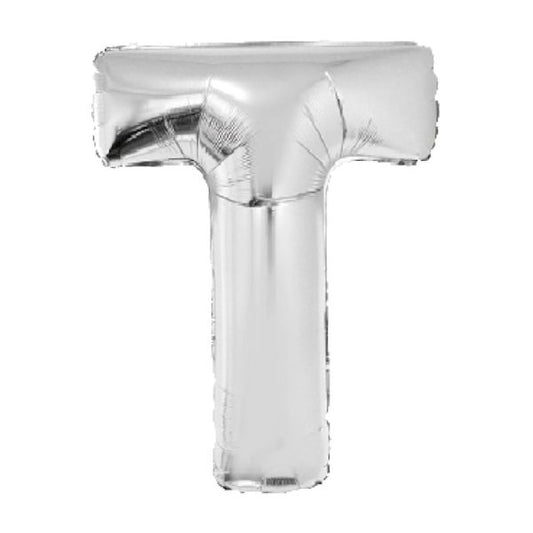 SILVER T 40" MYLAR-PKG