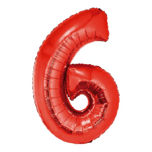 RED 6 40" MYLAR