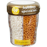 6-CELL WHITE HOLIDAY SPRINKLES