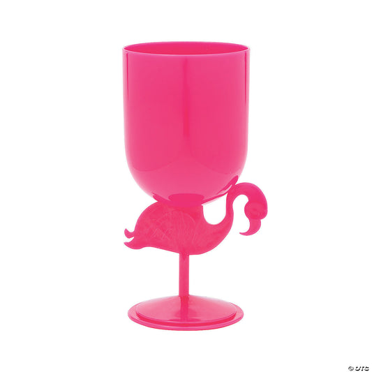 FLAMINGO PLASTIC GOBLETS
