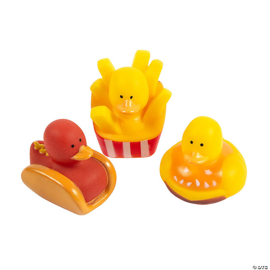FOODIE RUBBER DUCKS