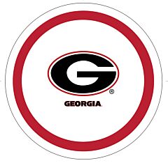 UGA 9" PLATES 12CT