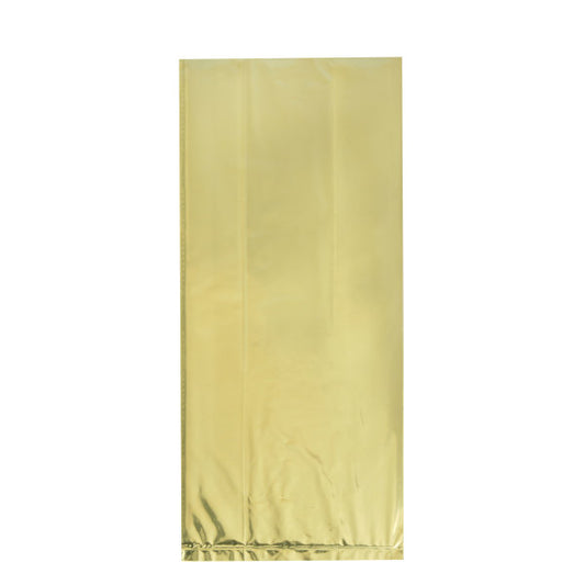 GOLD FOIL CELLO BAGS  - 10 CT