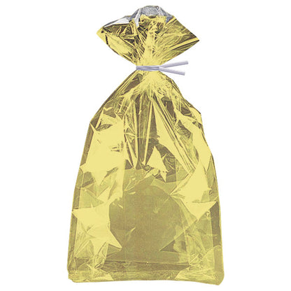 GOLD FOIL CELLO BAGS  - 10 CT