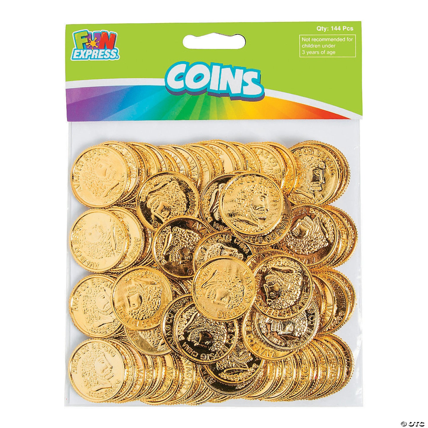 VP PLASTIC GOLD COINS
