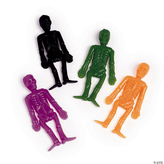 NEON STRETCH SKELETONS 8CT