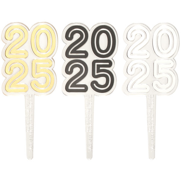 2025 DECOPICS GLD/SLV/BLK 12PK