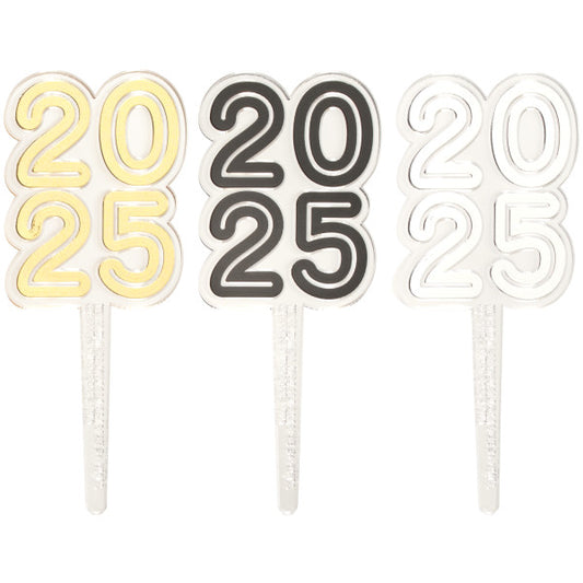 2025 DECOPICS GLD/SLV/BLK 12PK