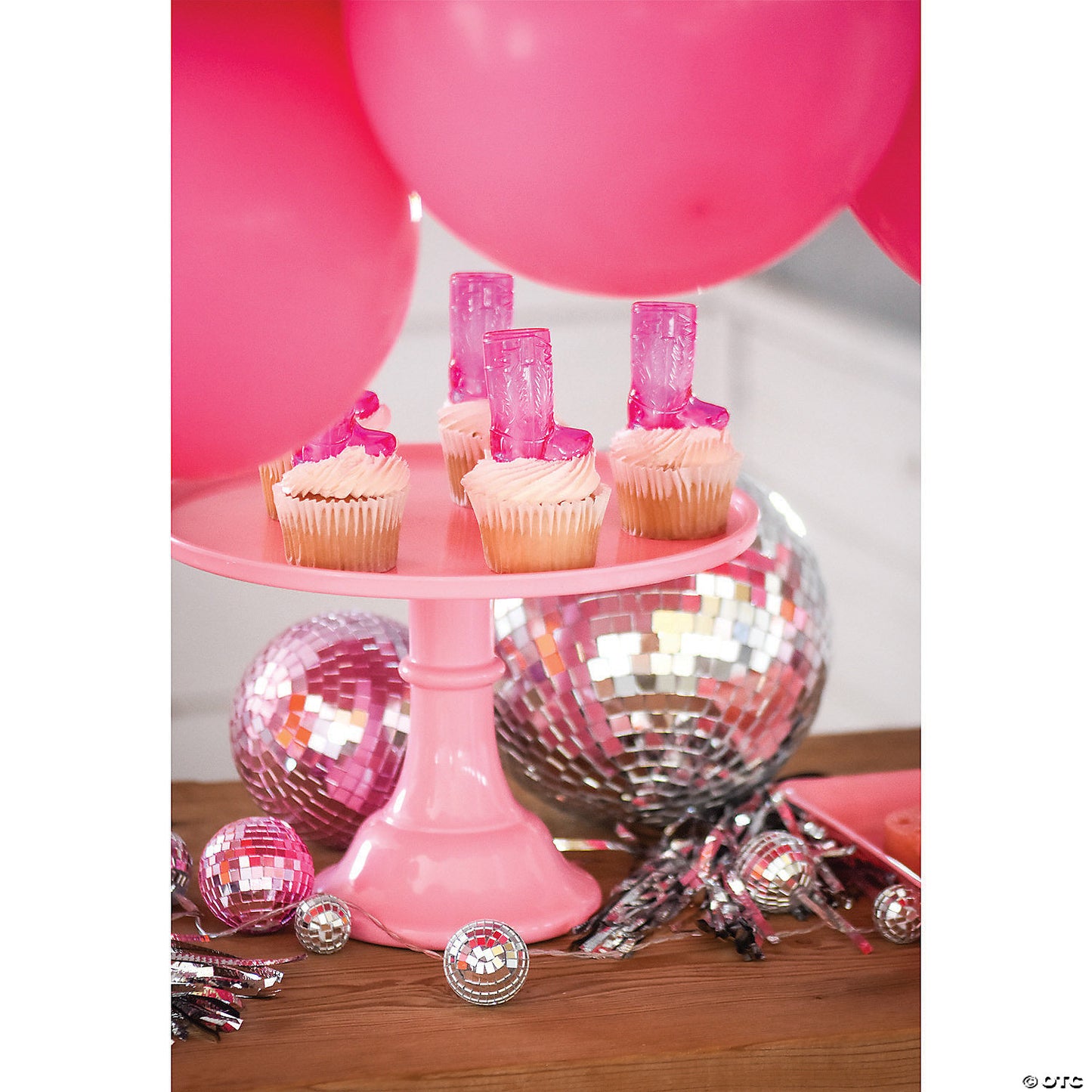 HOT PINK COWGIRL BOOT SHOT GLASS 12CT
