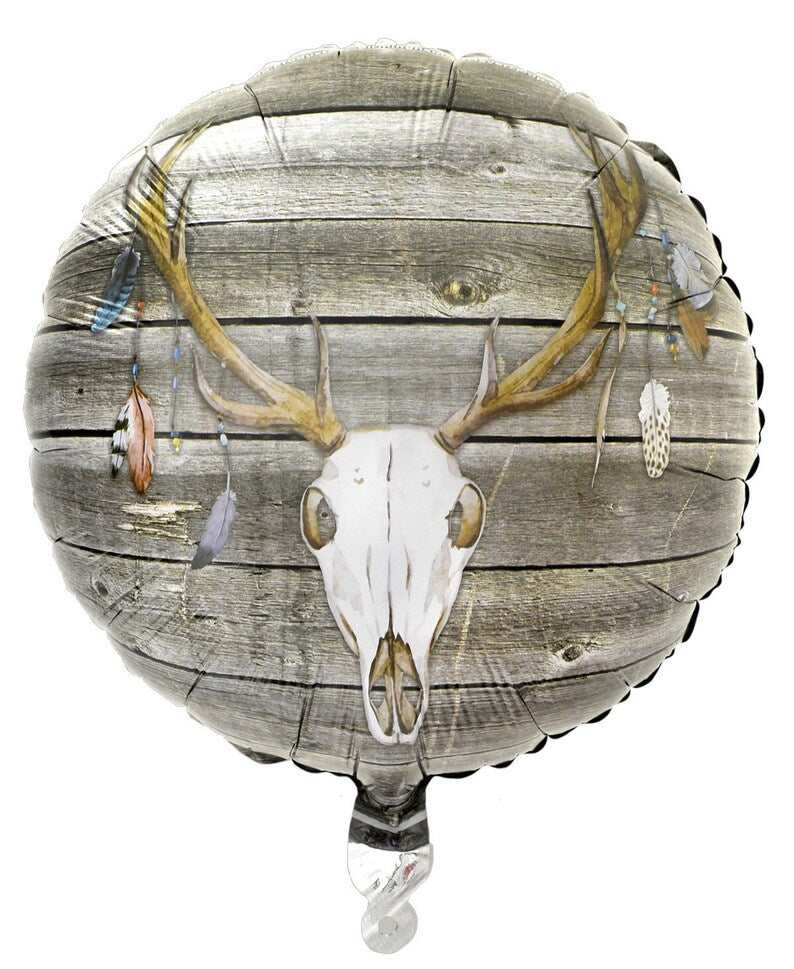 BOHO DEER MOUNT 18" MYLAR