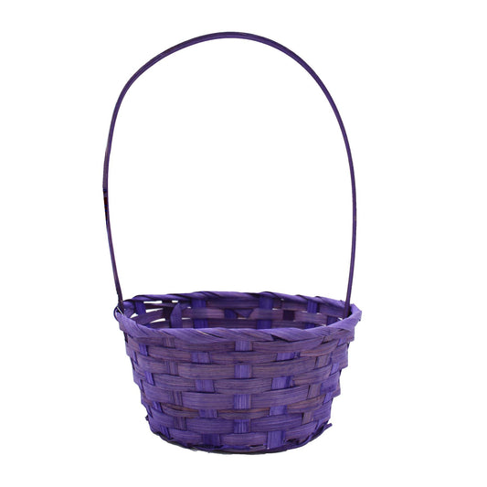 WOVEN EASTER BASKET - PURPLE